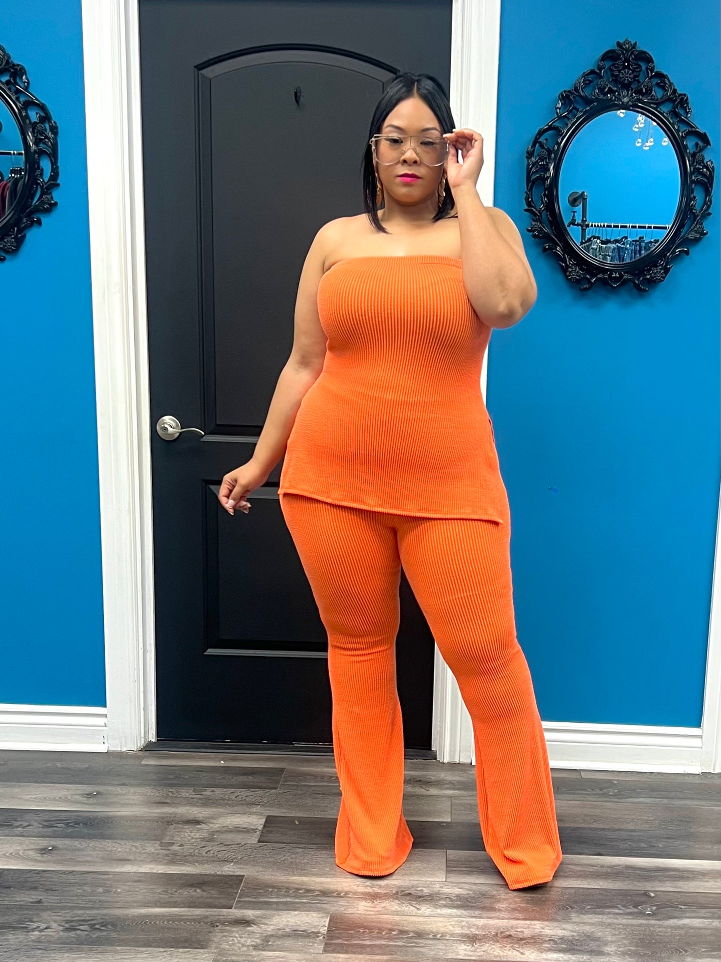 Orange Kori Pant Set