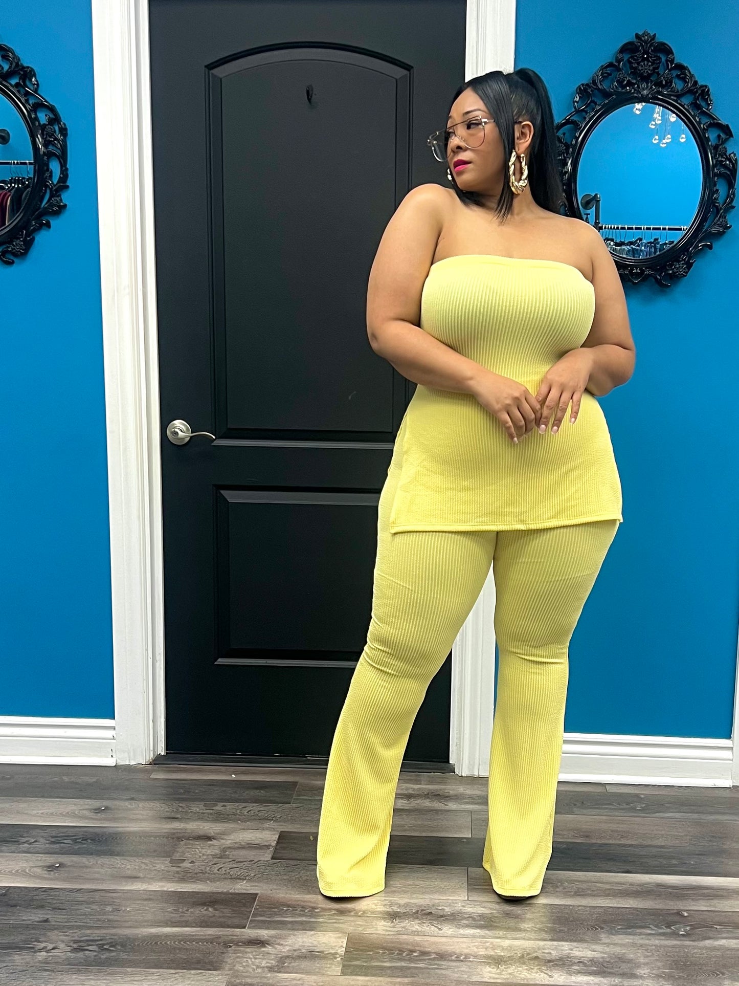 Yellow Kori Pant Set