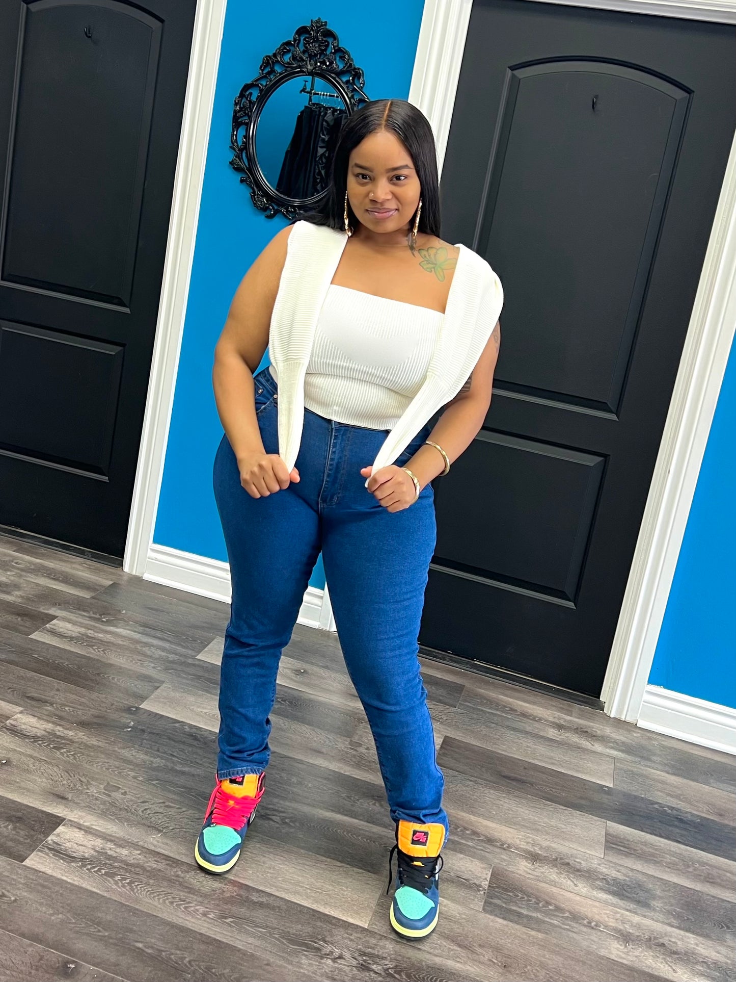 Ivory Wrap Me Up Sweater