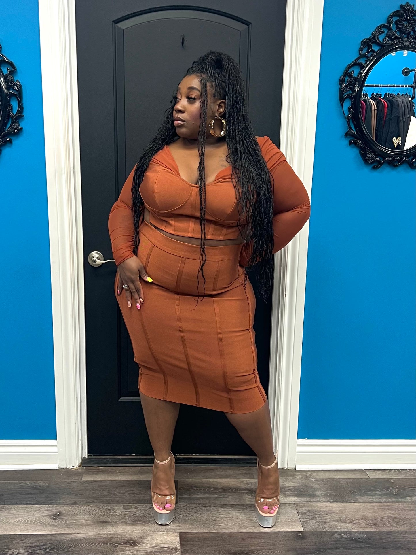 Rust Becky Set