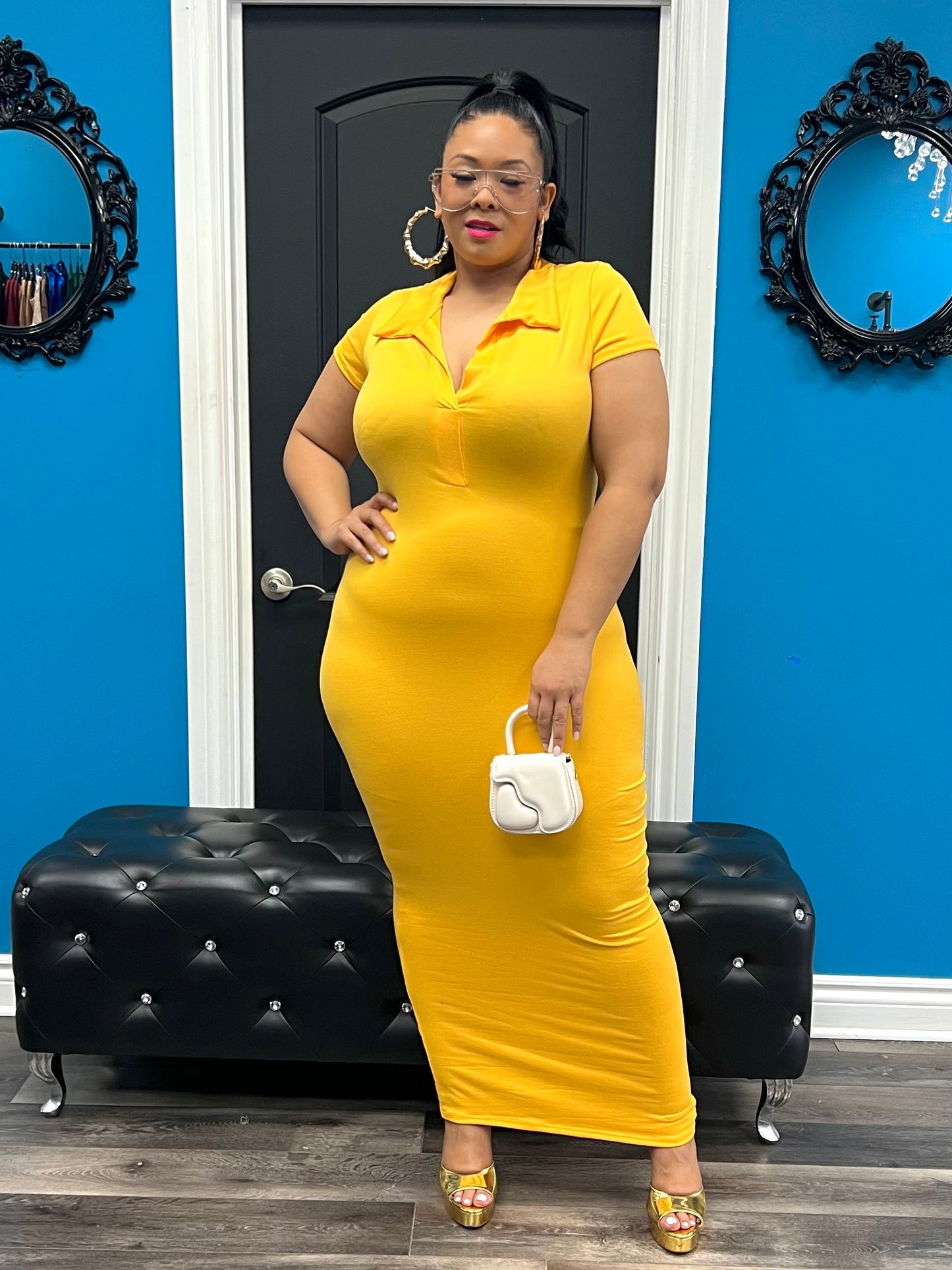 Mustard Sophie Dress