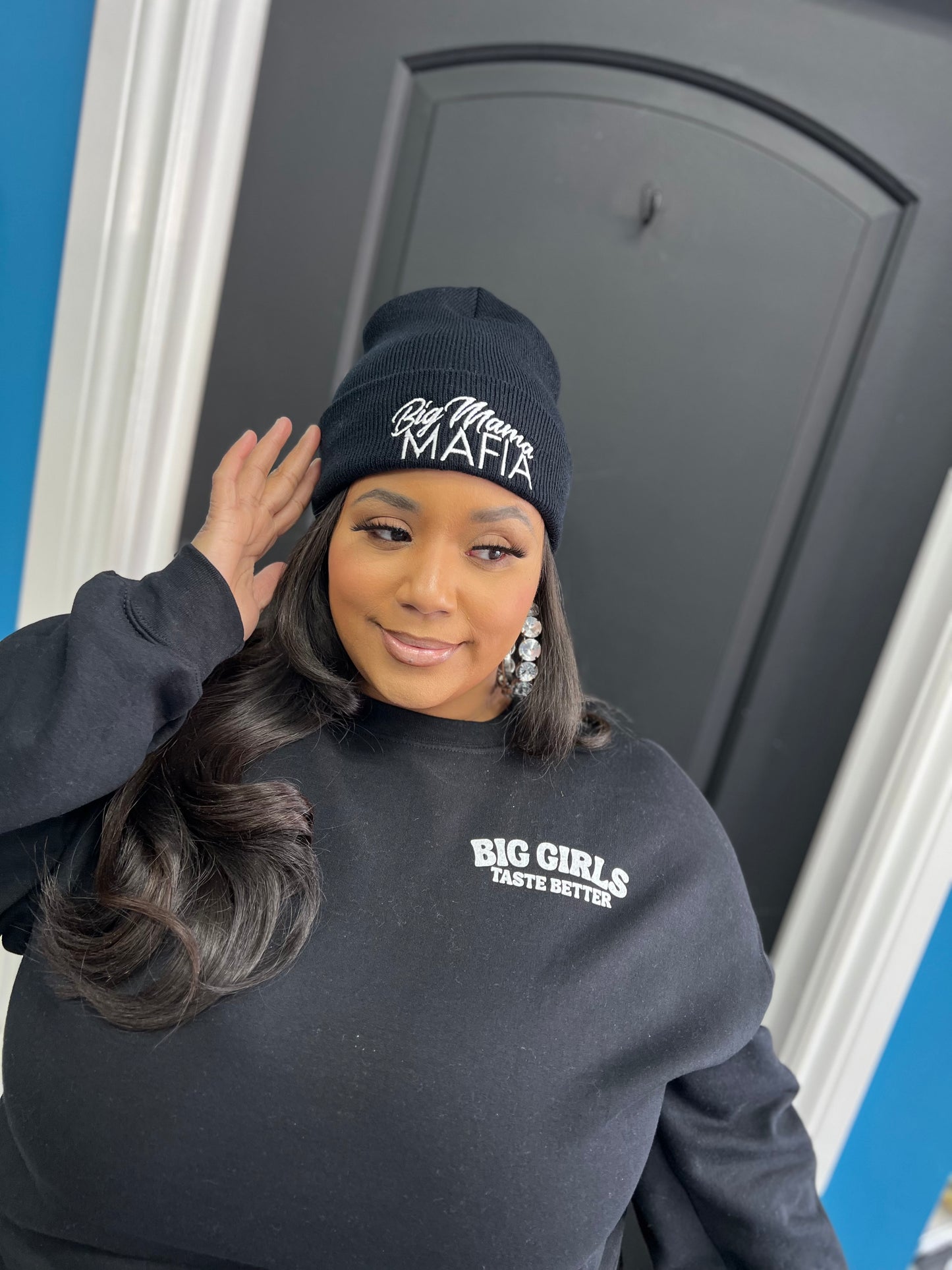 Big Mama Mafia Cuffed Beanie