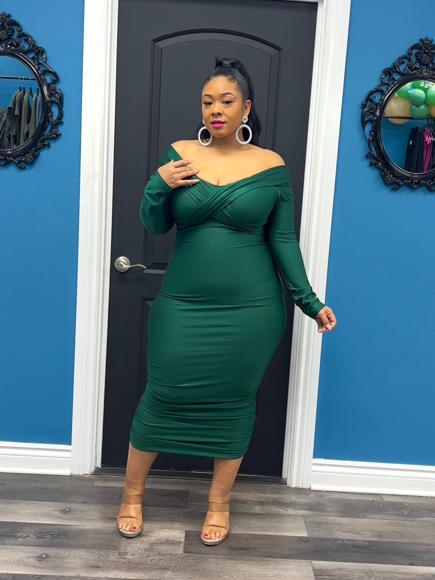 Green Pia Dress