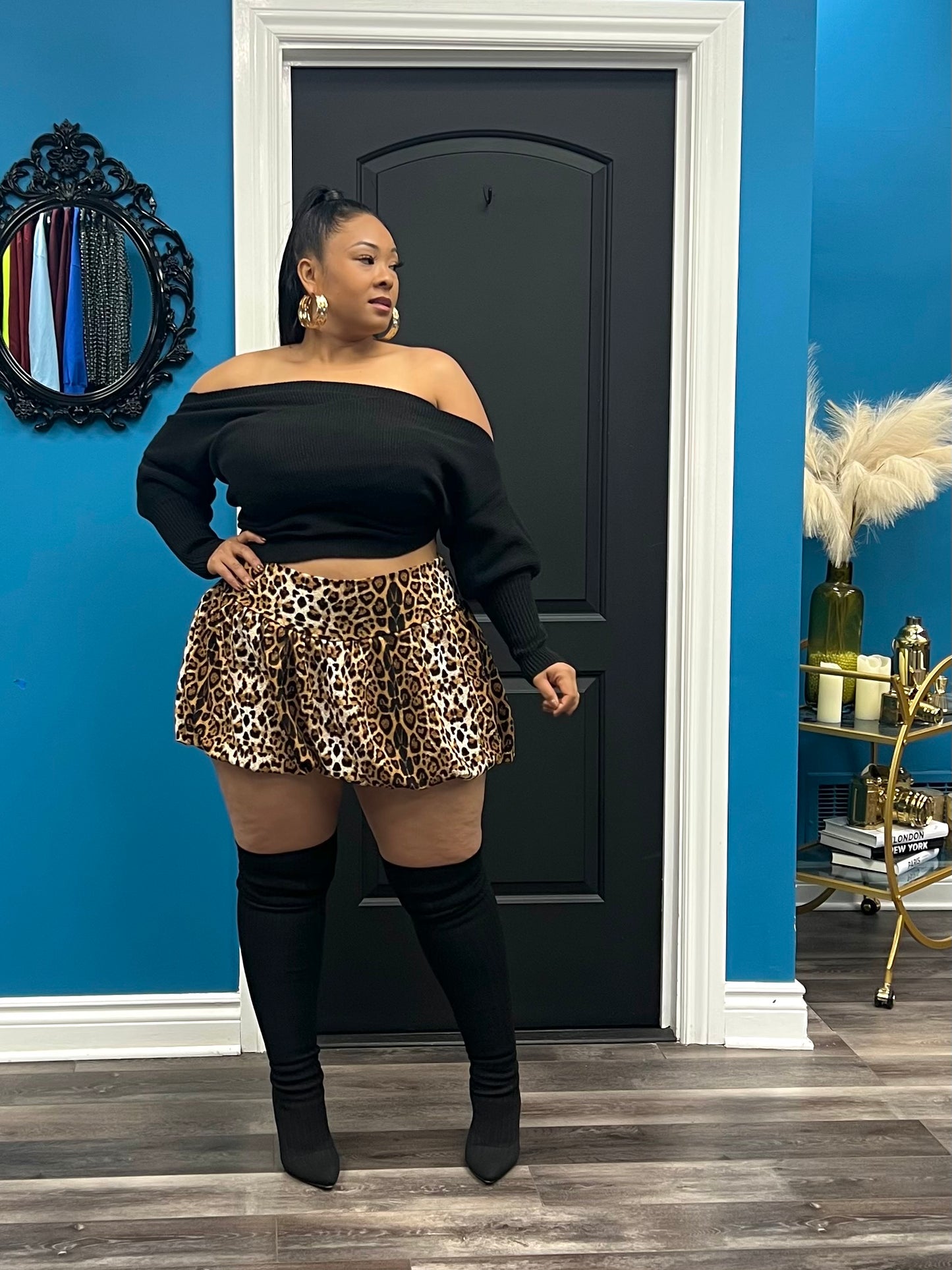 Chetara Bubble Skater Skirt