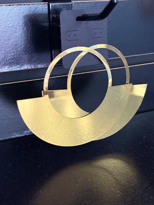 Gold Mavi Hoops