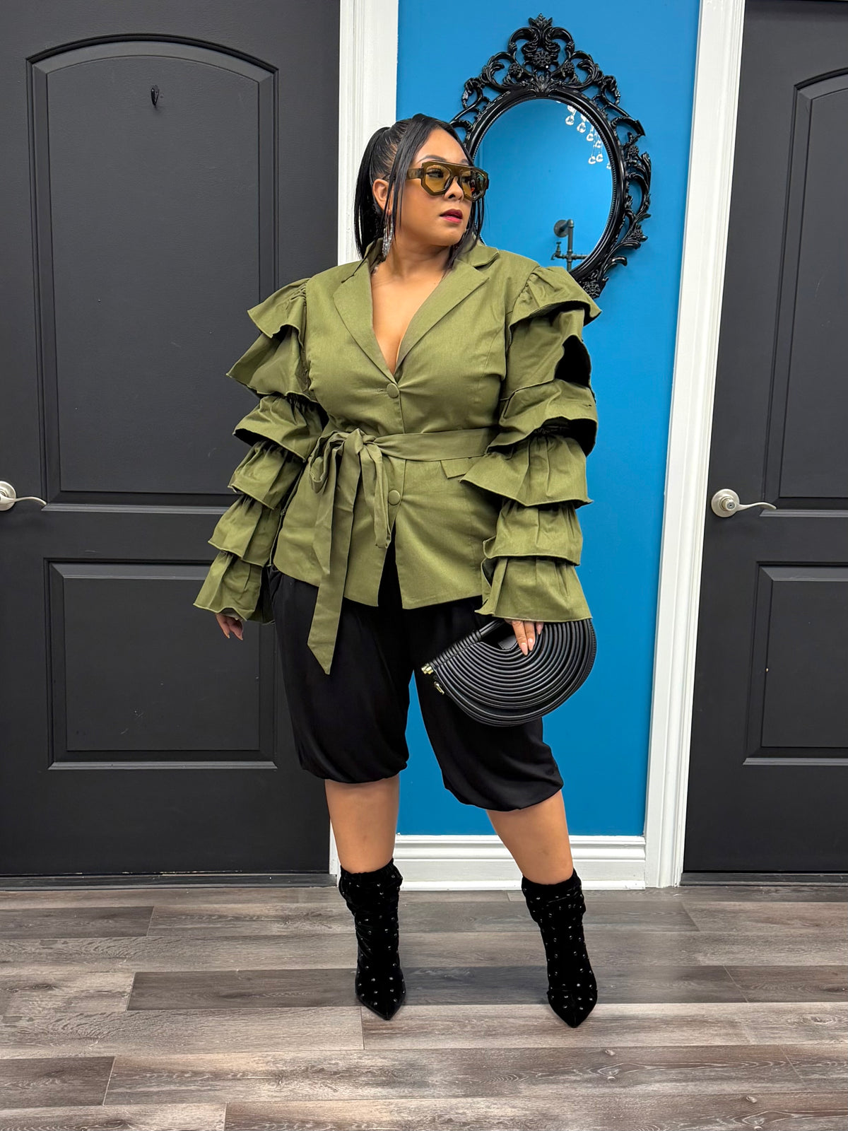 Olive Franchon Blazer