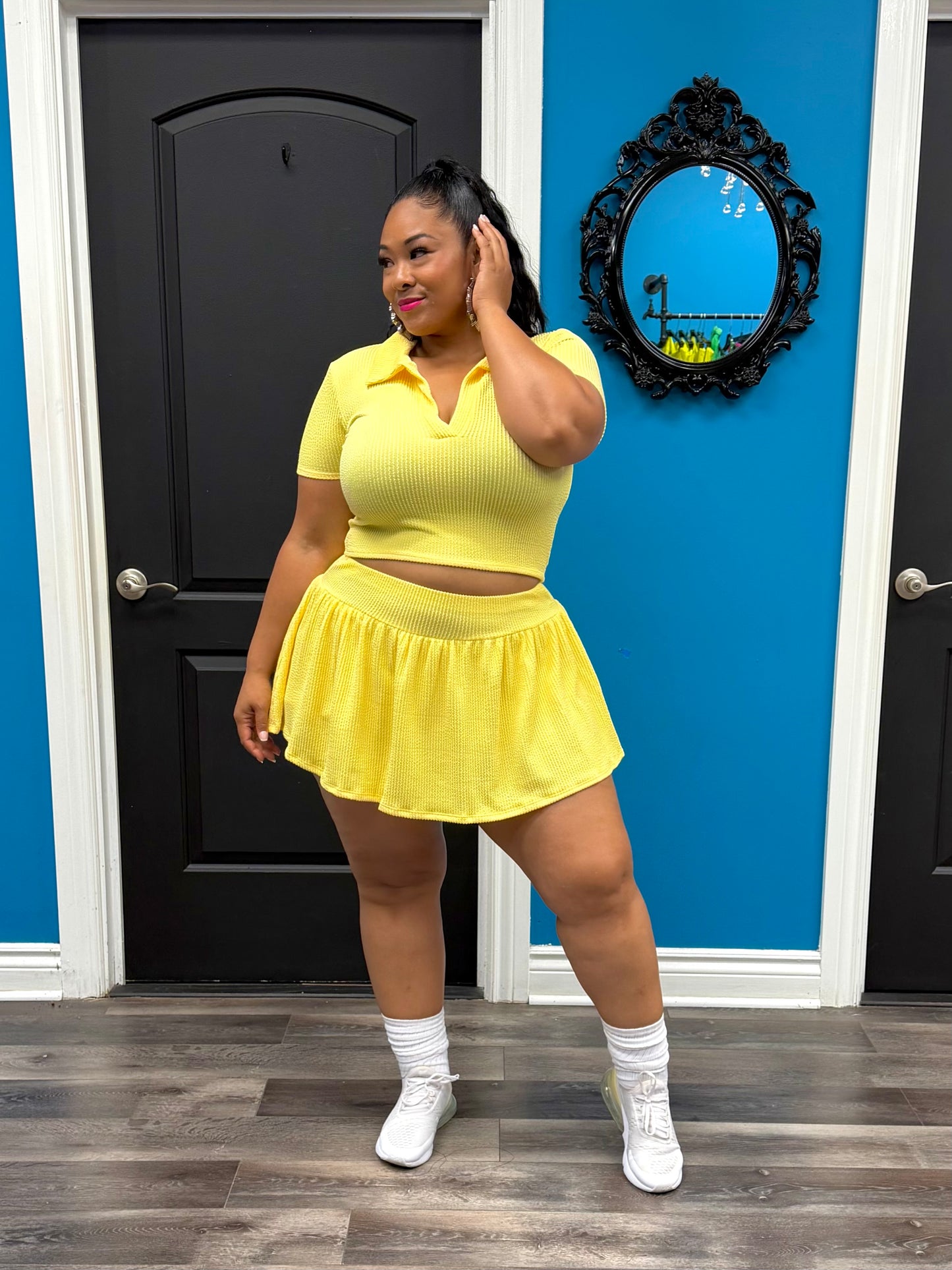 Yellow Lori Skirt Set