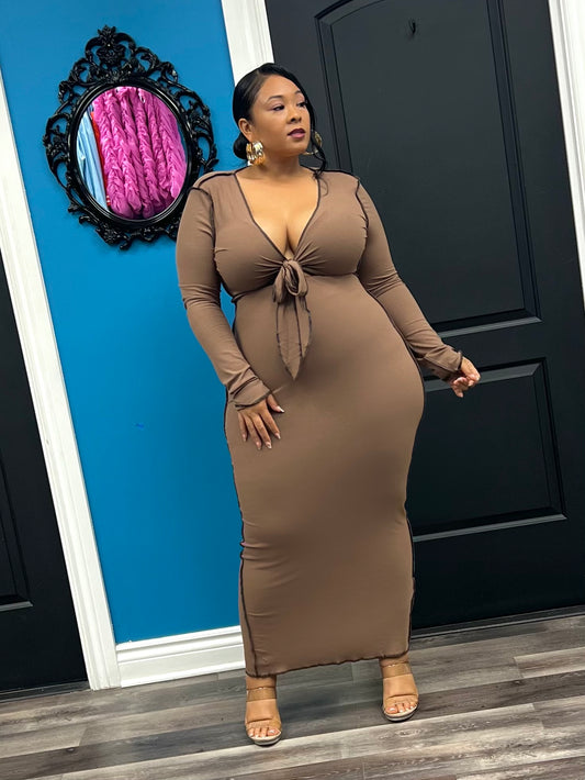 Mocha Brandi Skirt Set