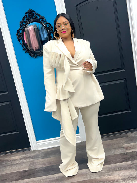 Cream Rises Pantsuit