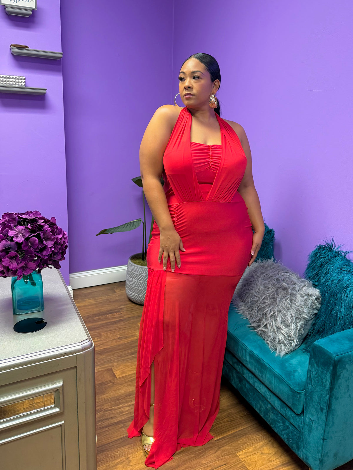 Red Rita Dress