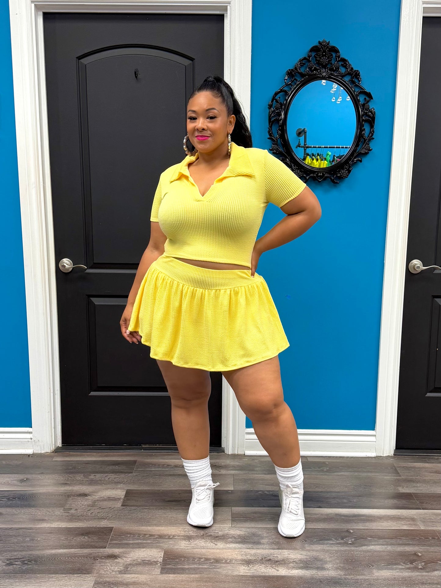 Yellow Lori Skirt Set