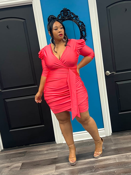 Coral Liv Dress