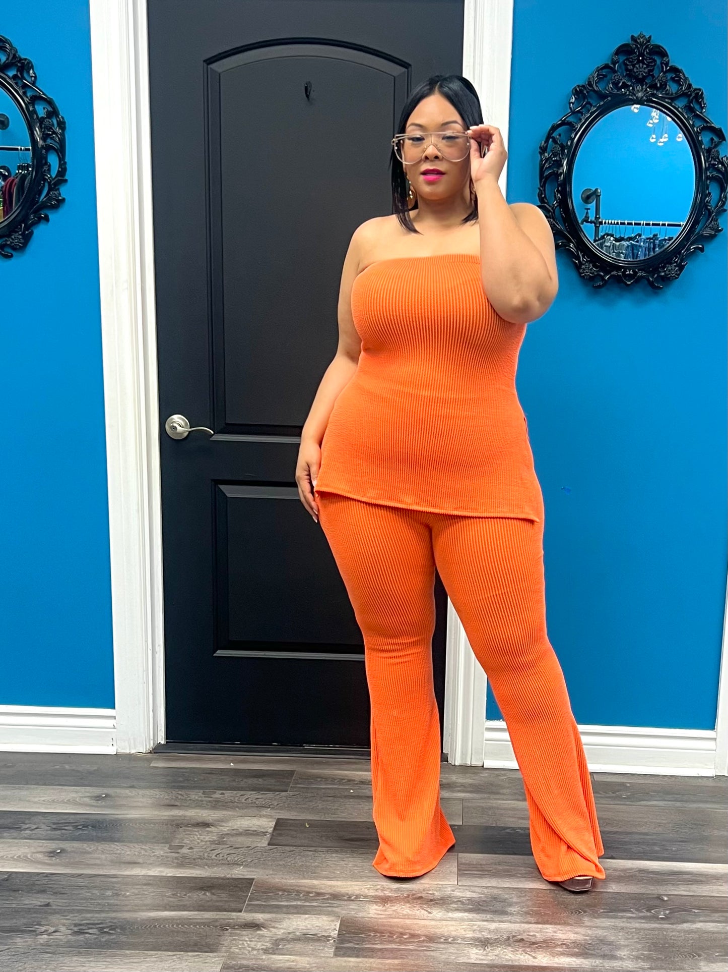 Orange Kori Pant Set