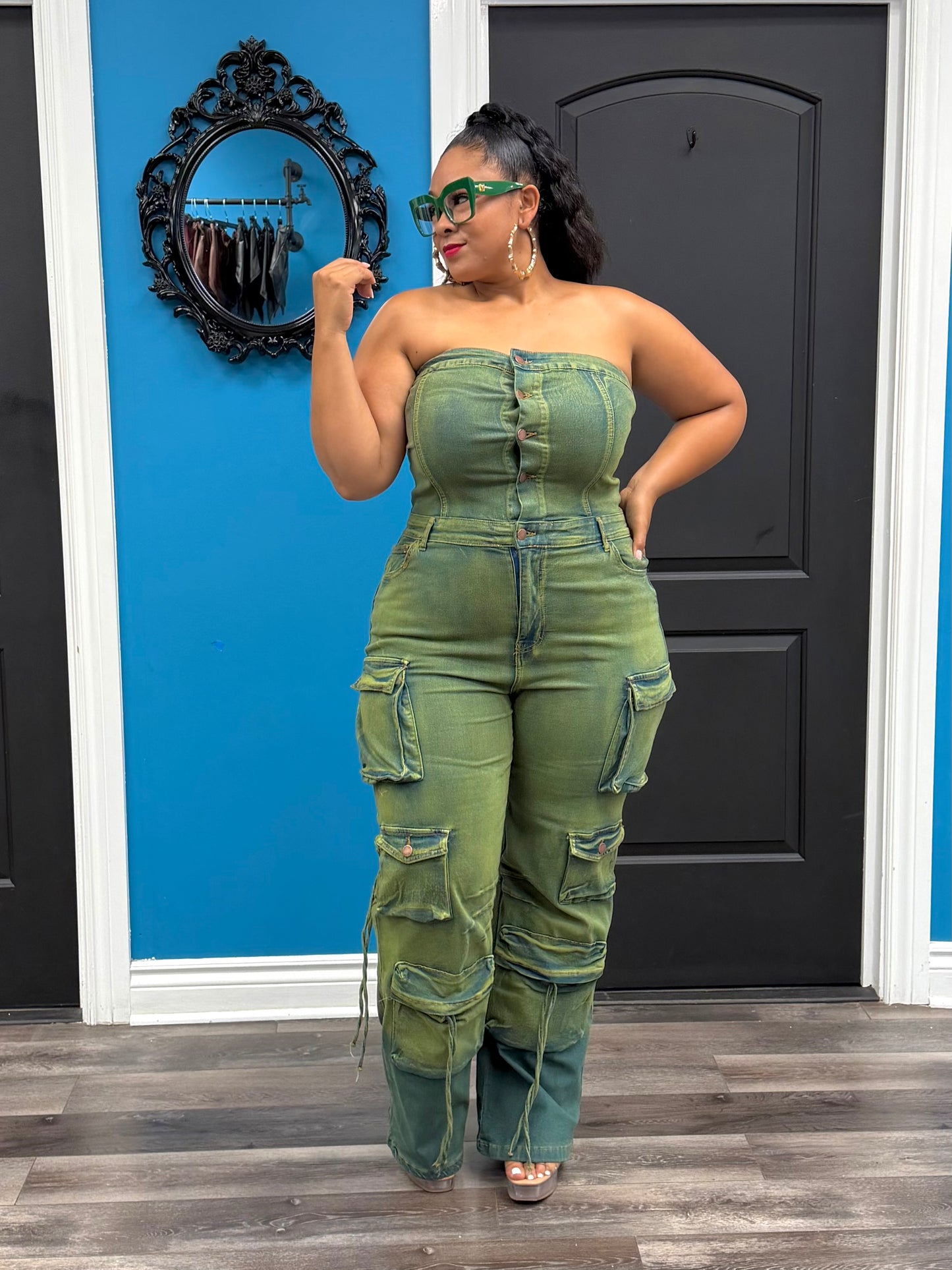 Olive Ranita Jumpsuit
