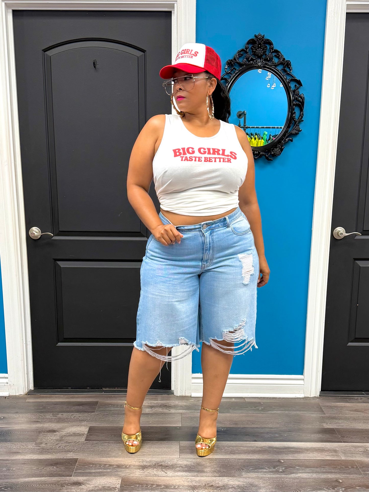 Red Big Girls Taste Better Tank