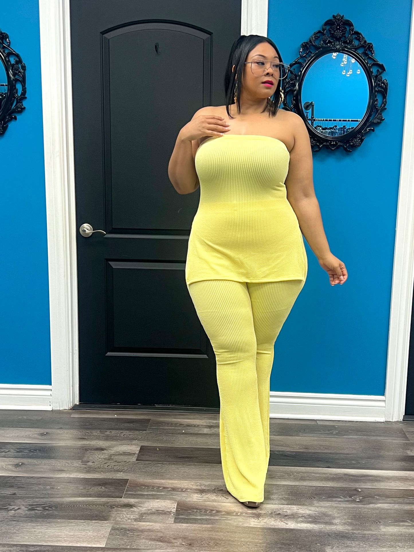 Yellow Kori Pant Set