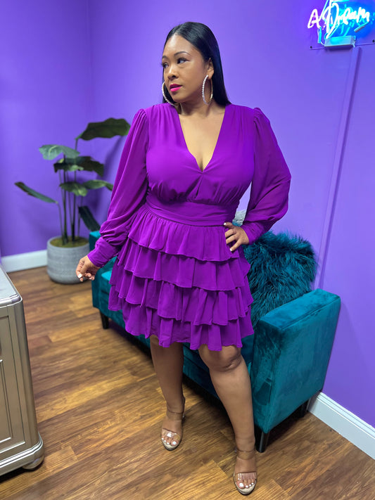 Purple Collette Dress