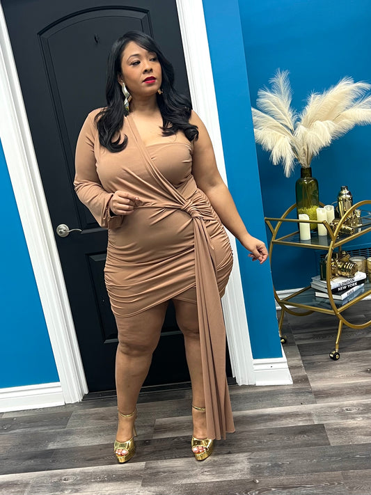 Mocha Dominika Dress