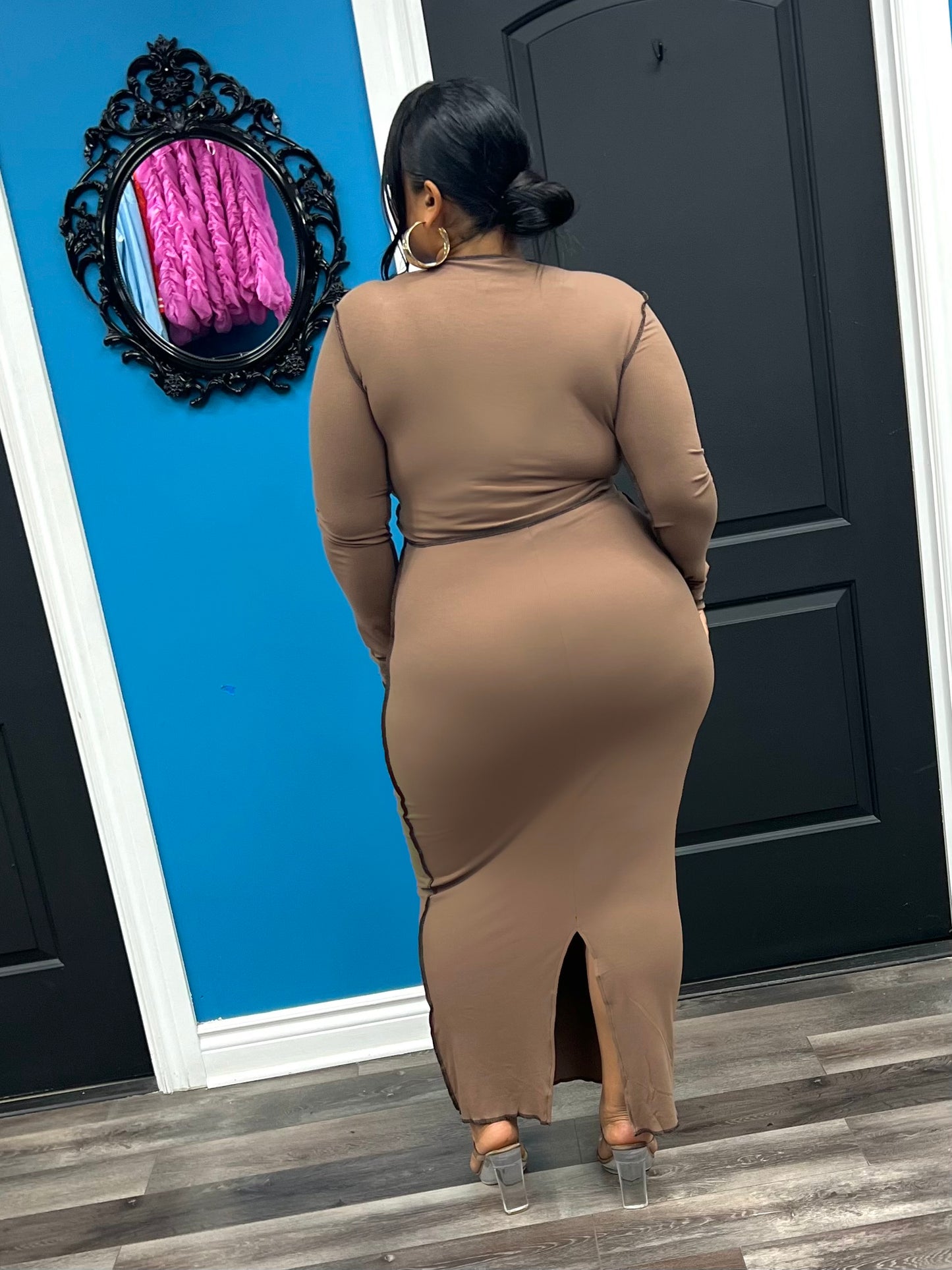 Mocha Brandi Skirt Set