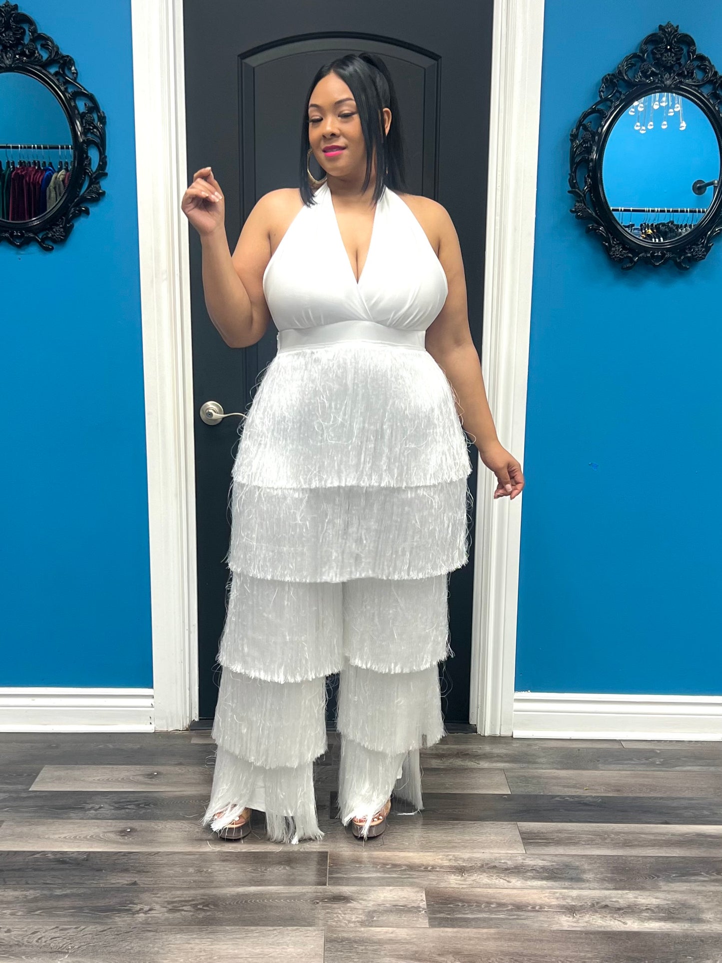 White Alexus Jumpsuit