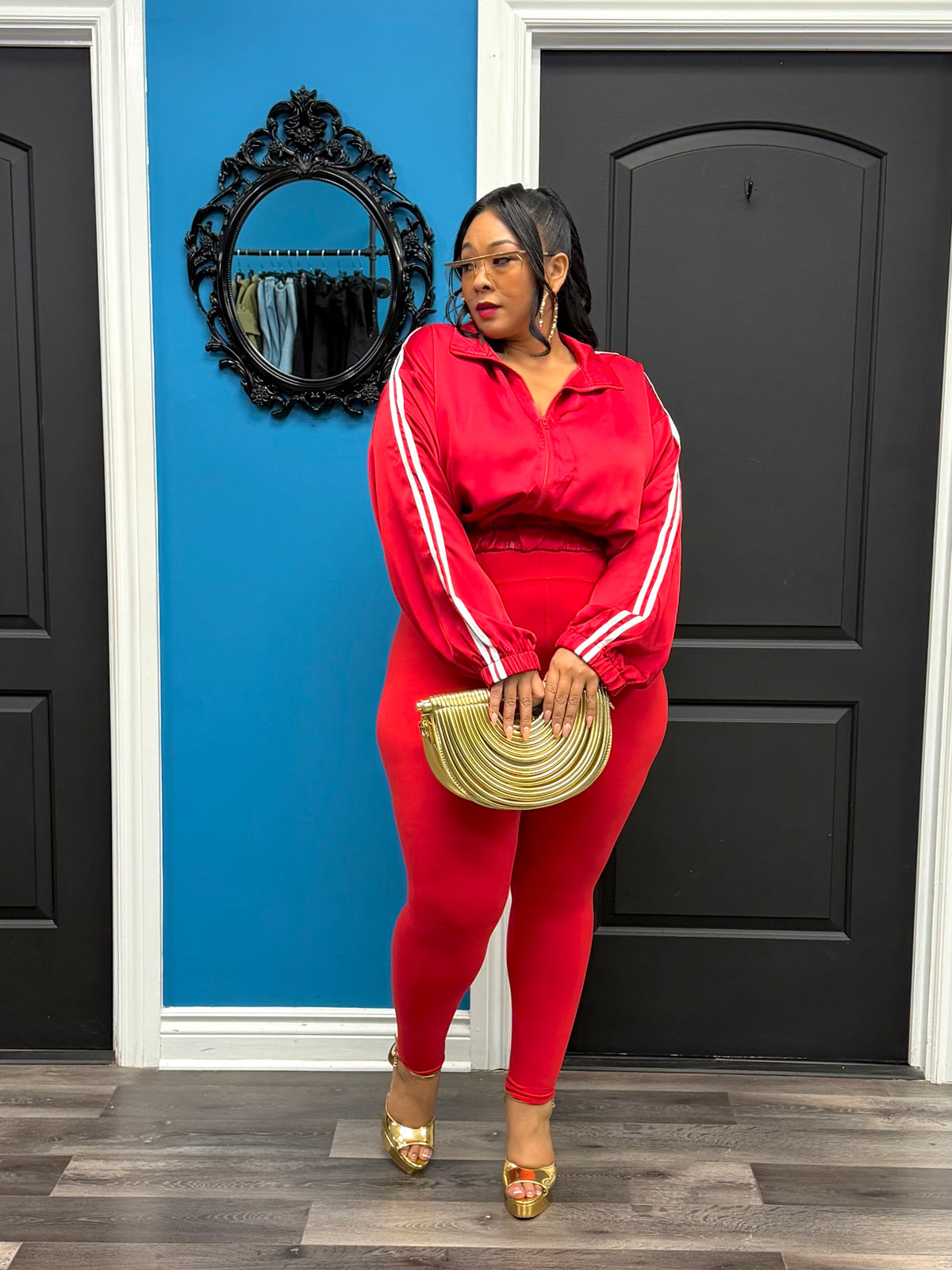 Red Dope Girl Corset Jacket