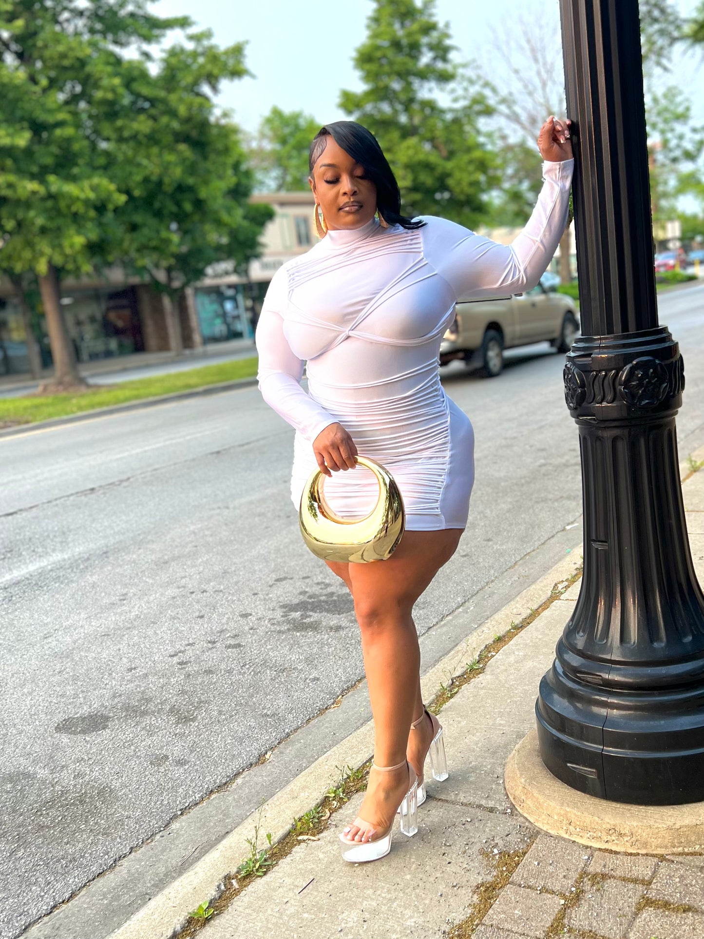 White Bambi Dress