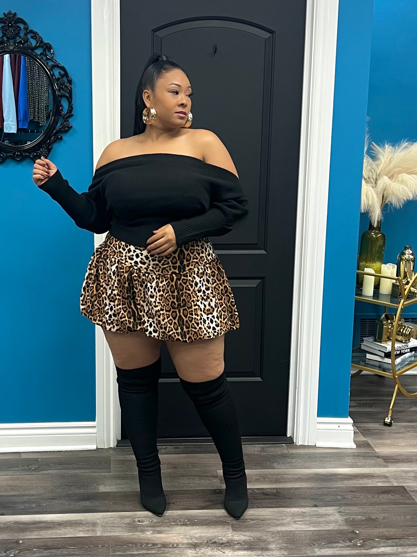 Chetara Bubble Skater Skirt