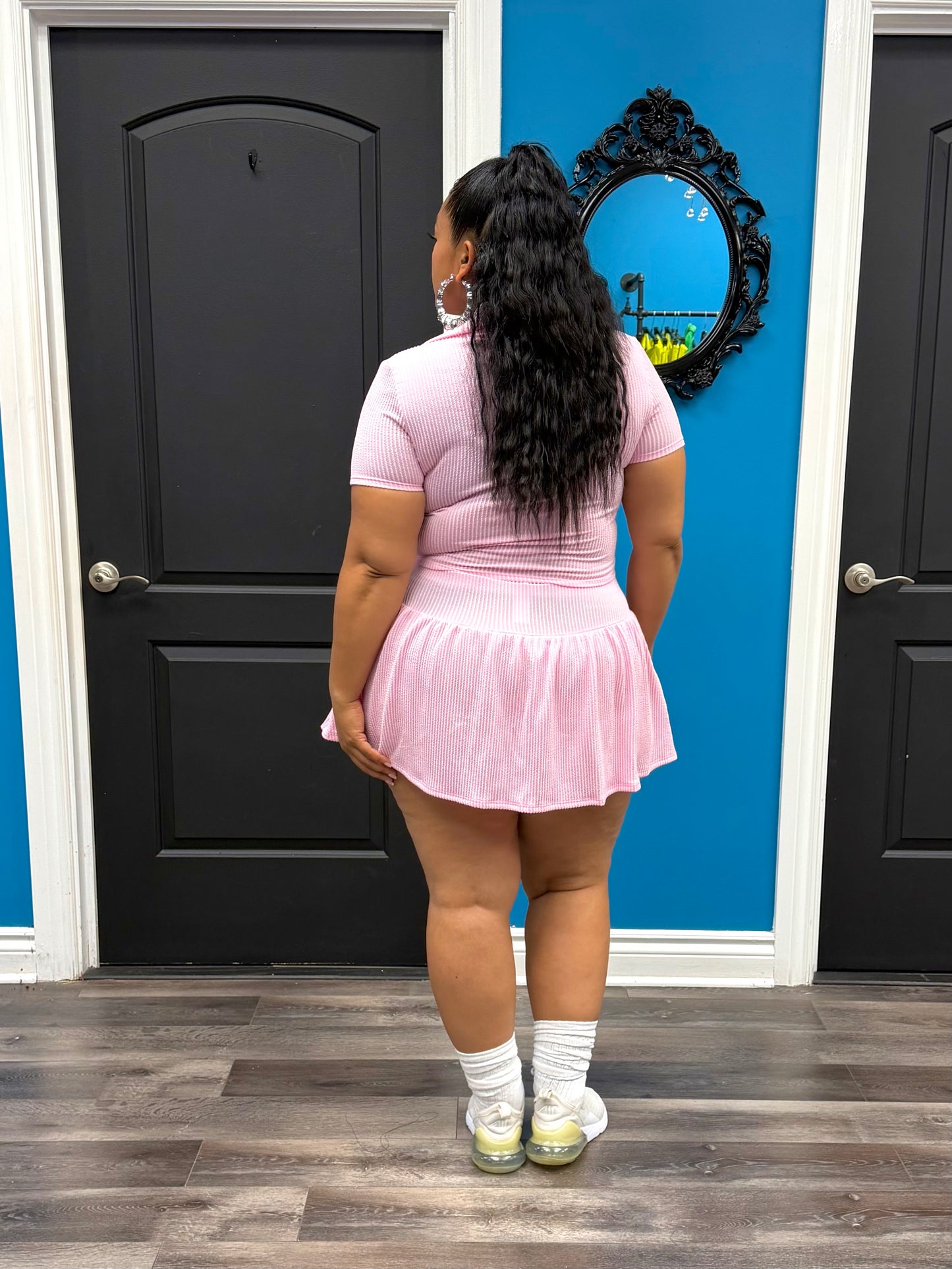 Pink Lori Skirt Set