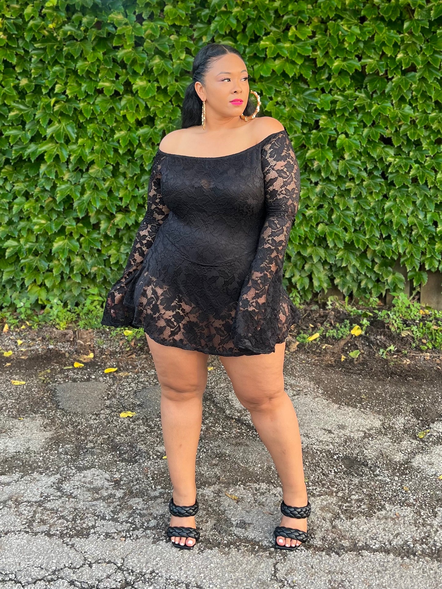 Black Fairy Mini Dress