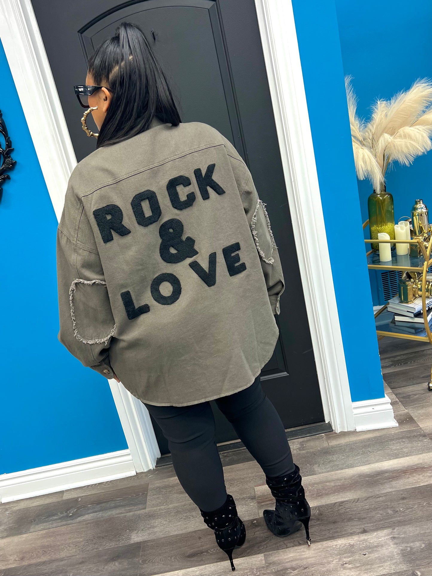 Grey Rock & Love Shacket