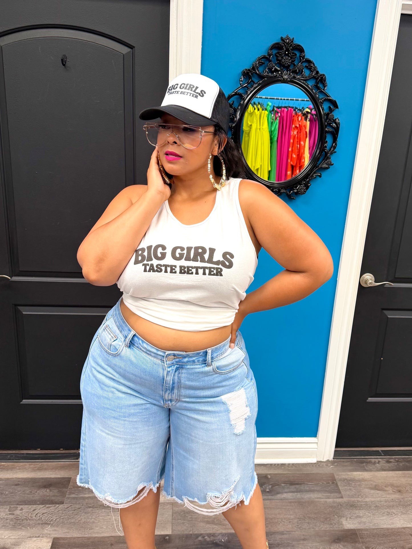 Black Big Girls Taste Better Tank