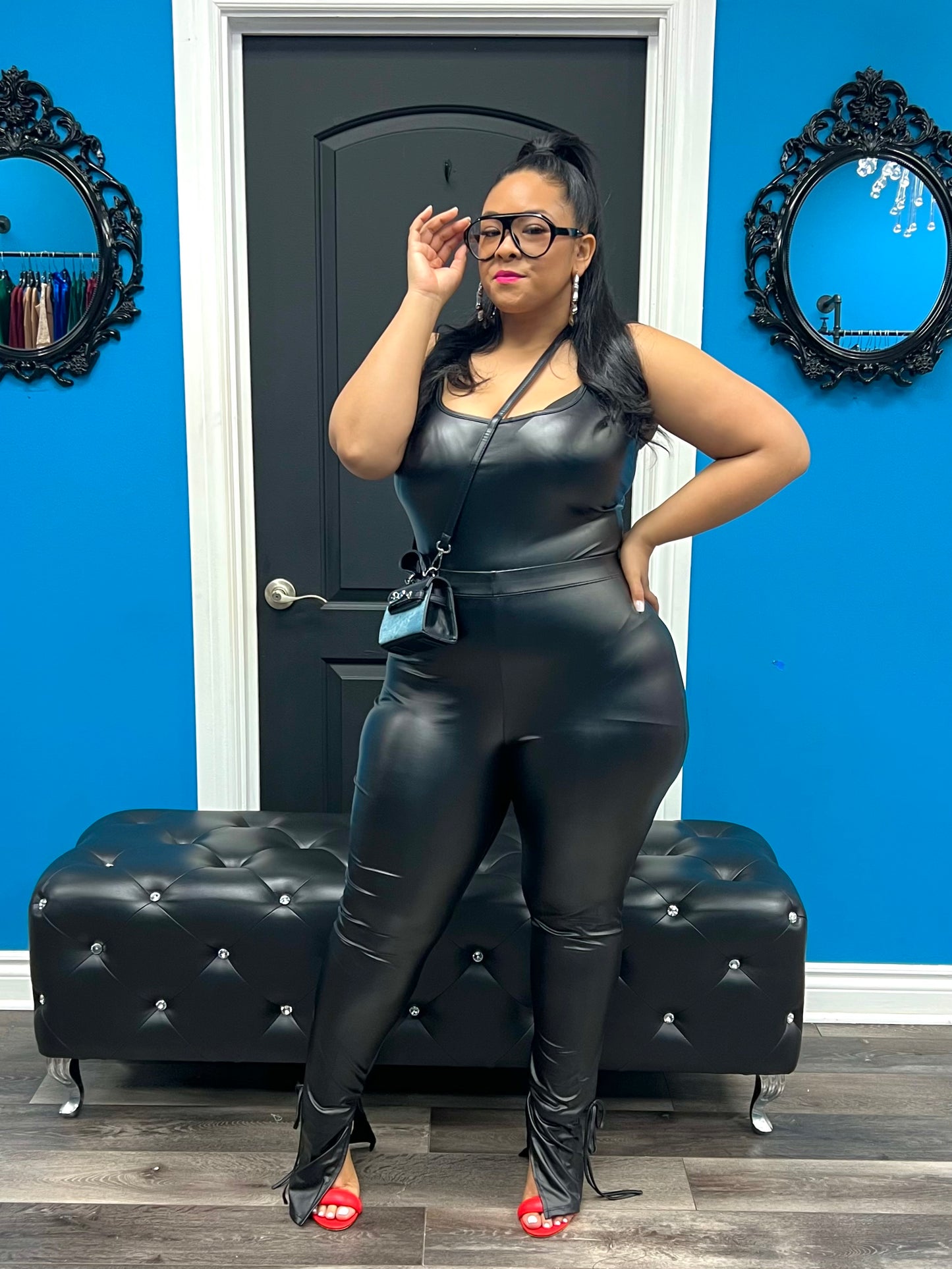 Black Flare Leggings