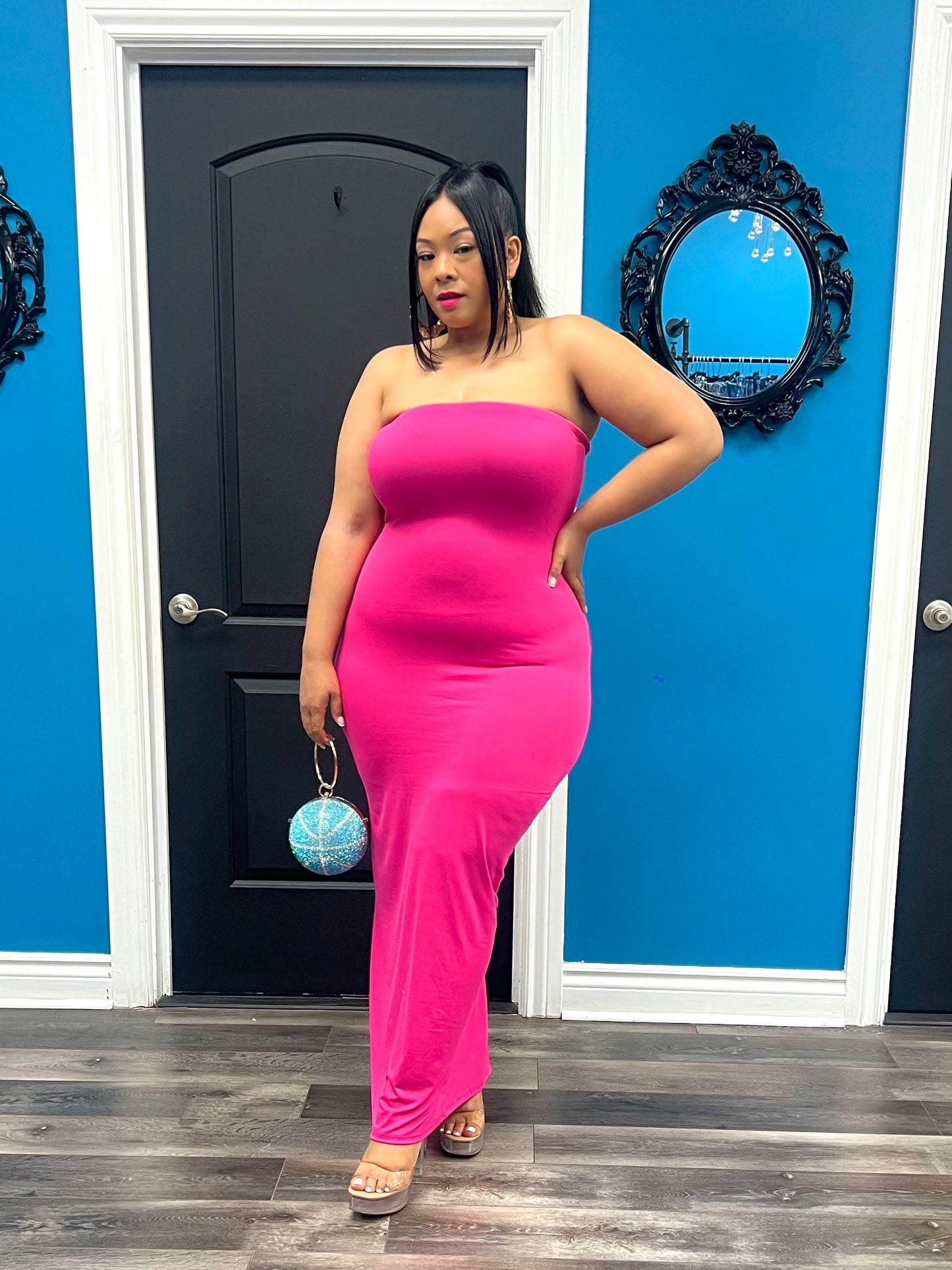 Pink Kerri Maxi Dress