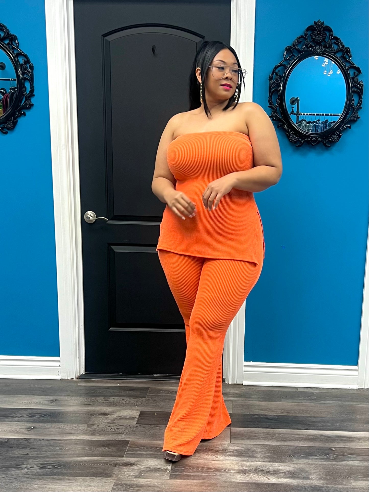 Orange Kori Pant Set