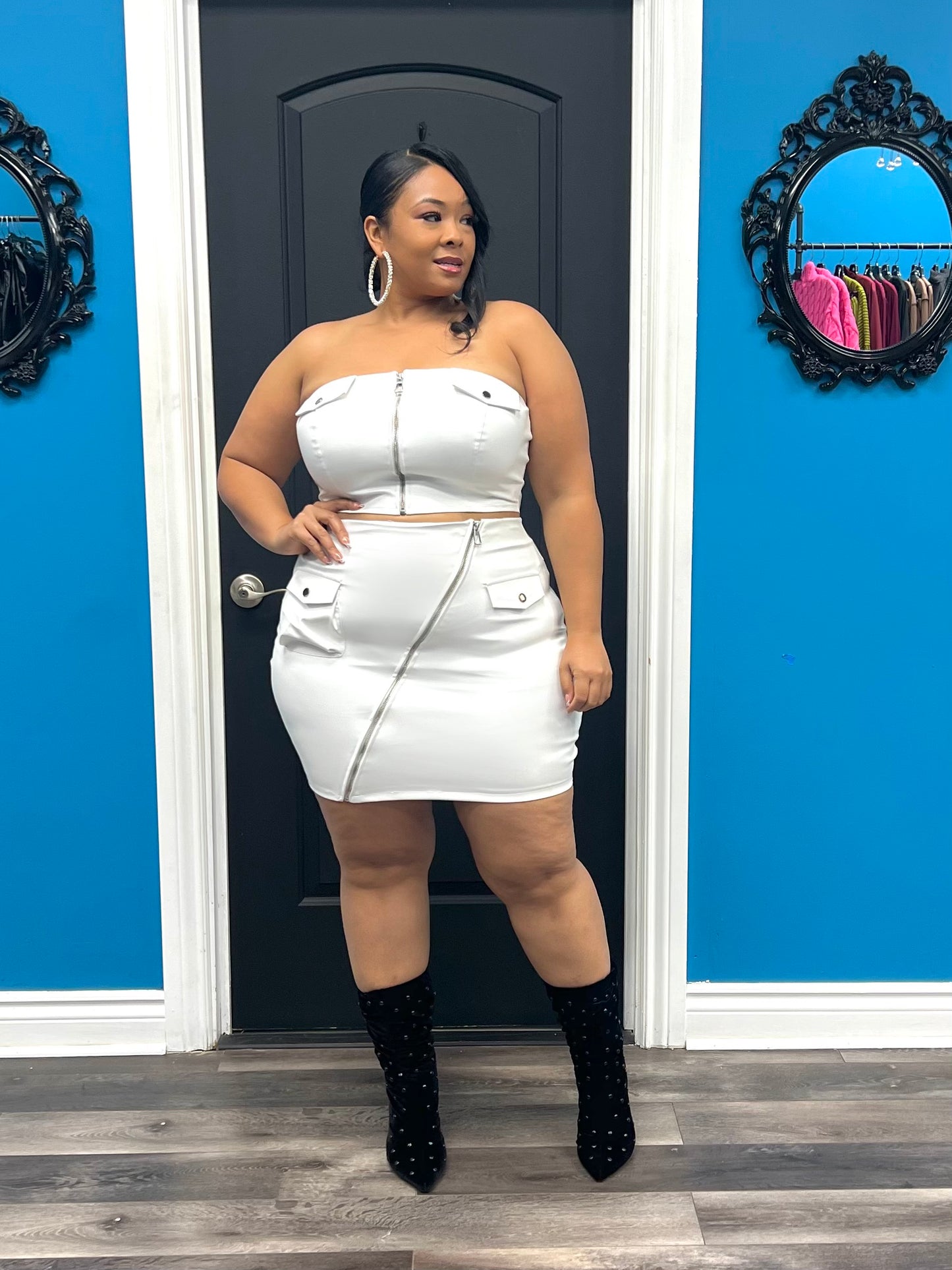 Ivory Billie Skirt Set