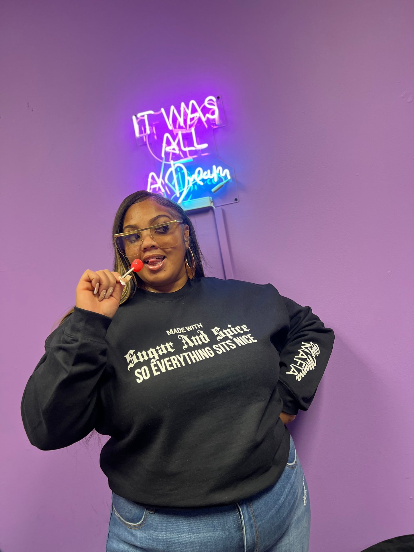 Black Sugar & Spice Crewneck Sweatshirt