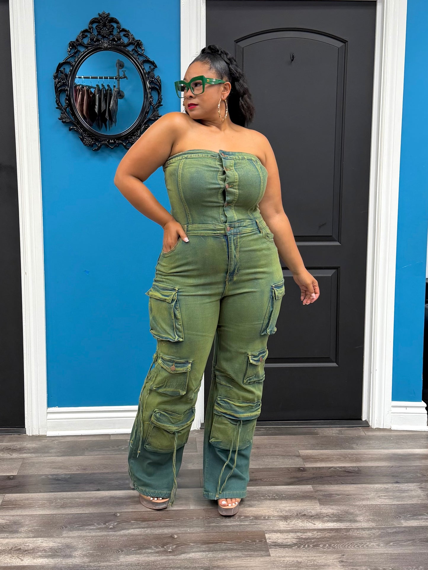 Olive Ranita Jumpsuit