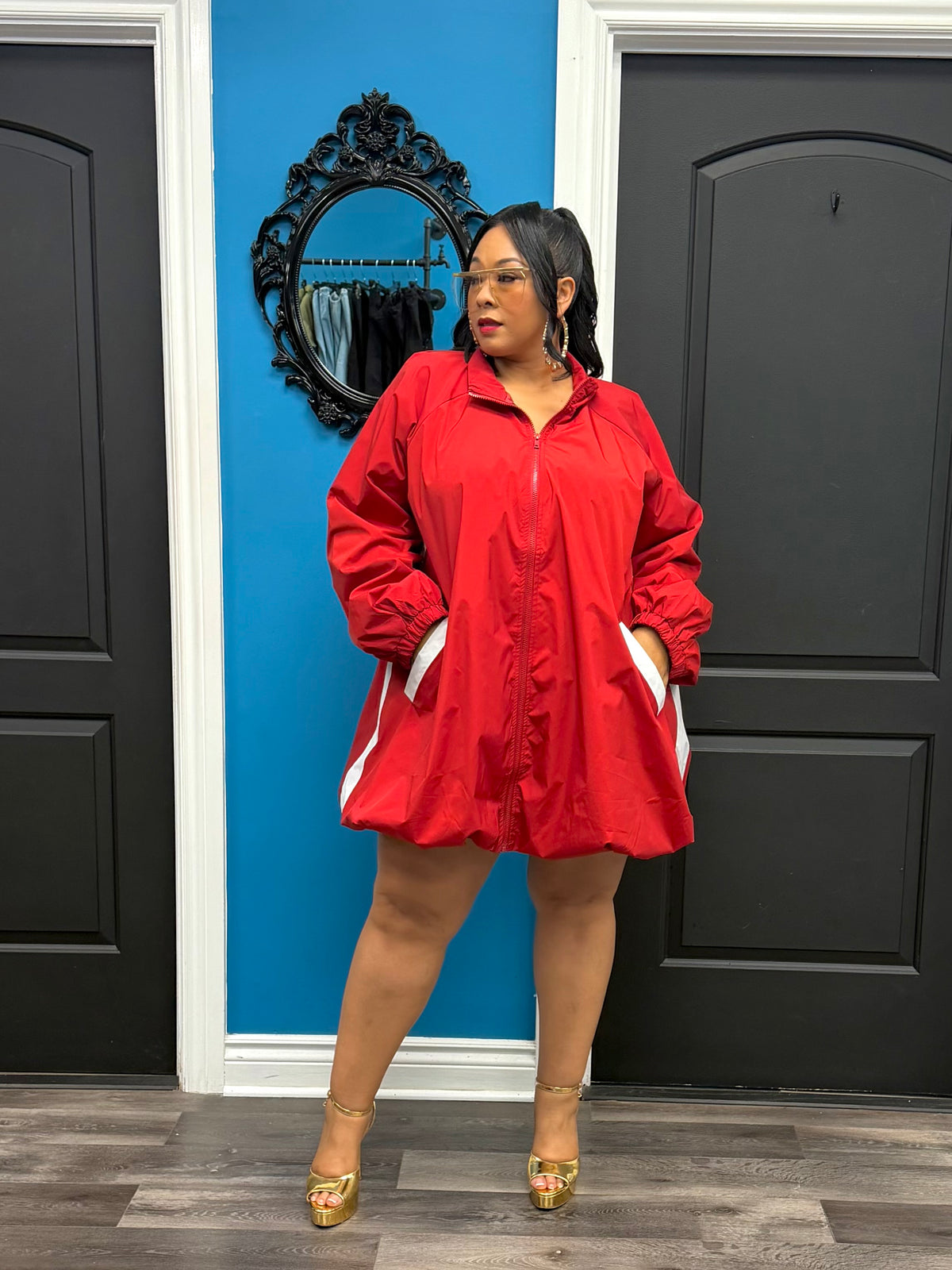 Red Shaunie Dress