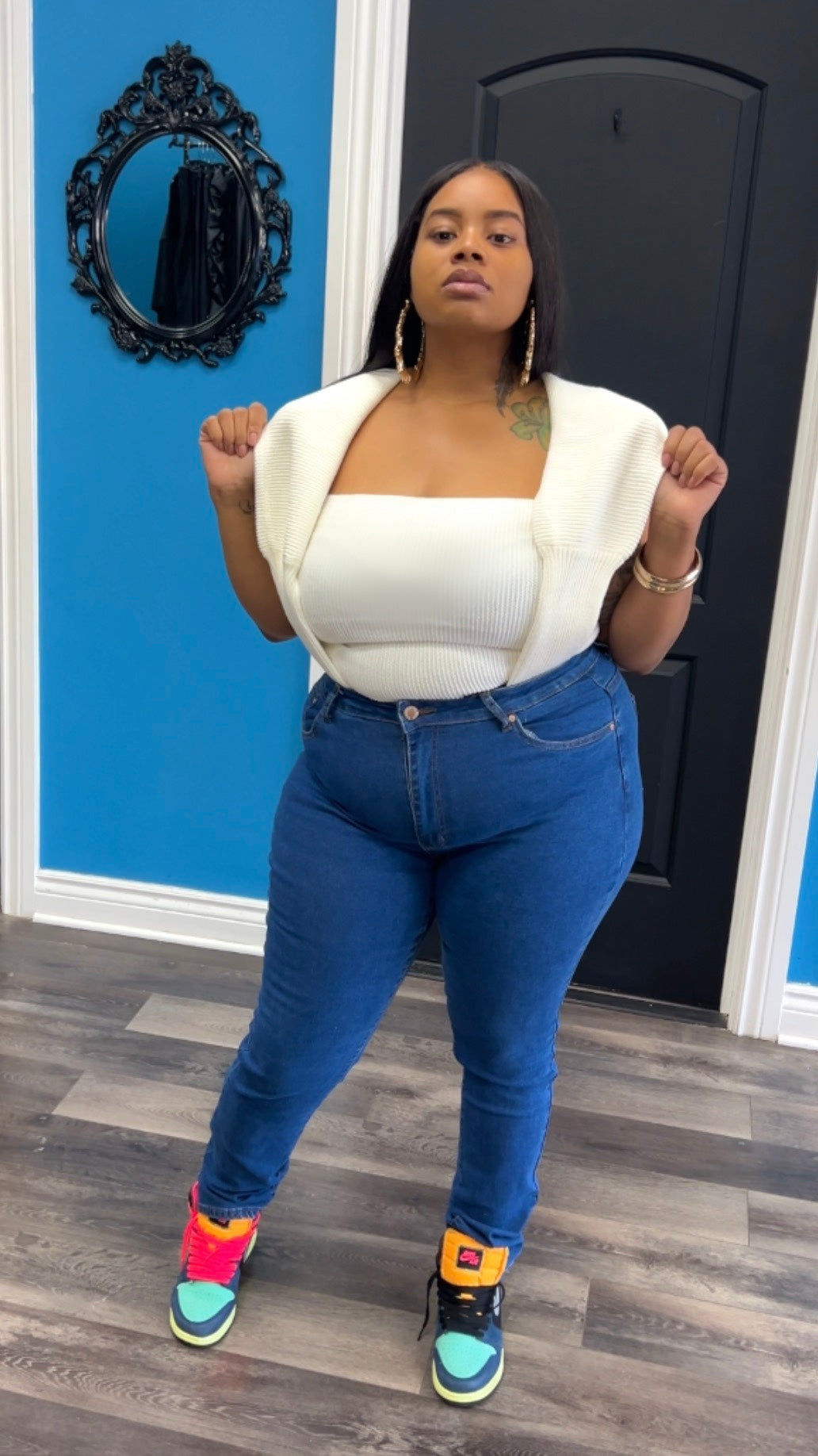 Ivory Wrap Me Up Sweater