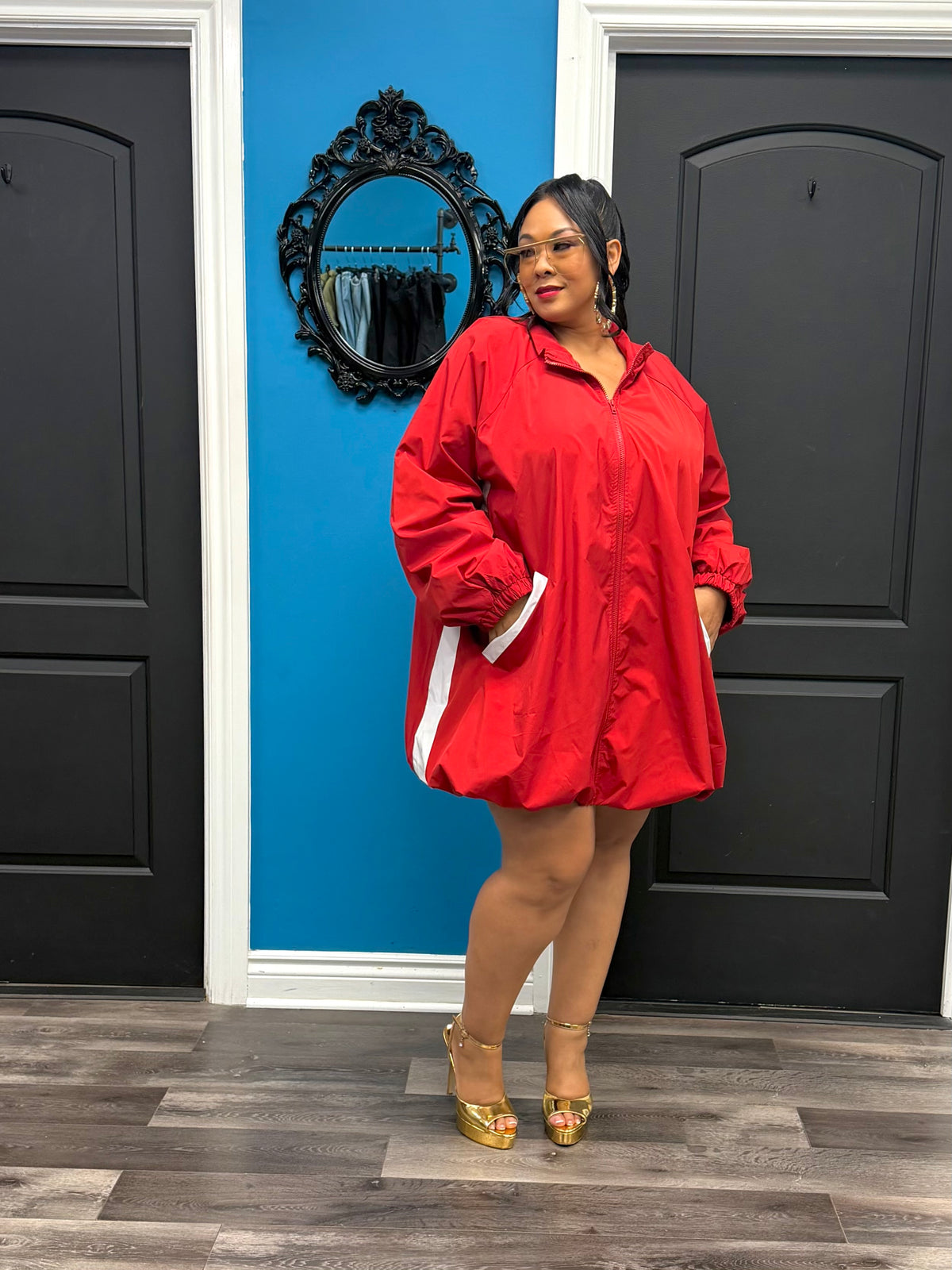 Red Shaunie Dress