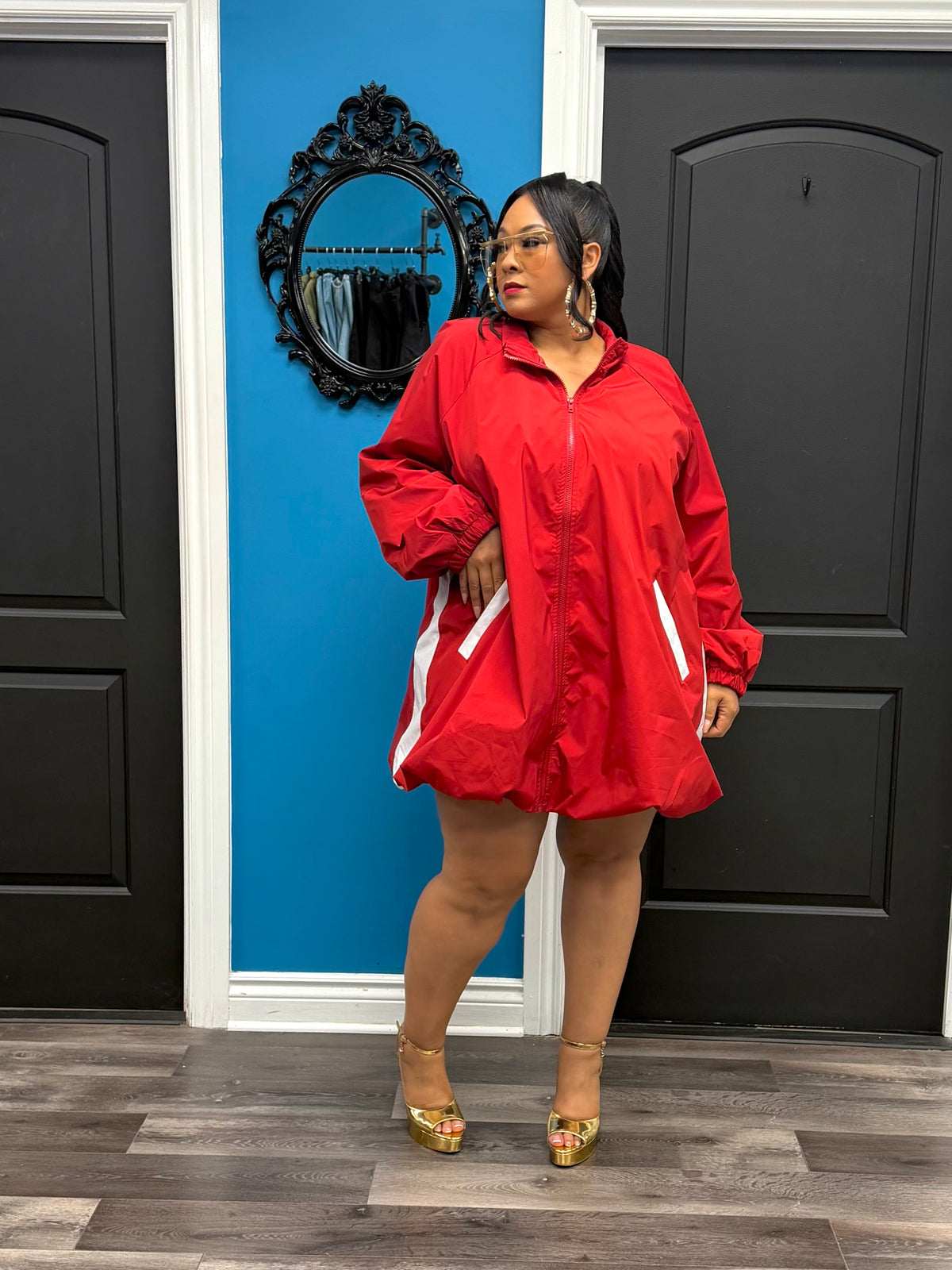 Red Shaunie Dress