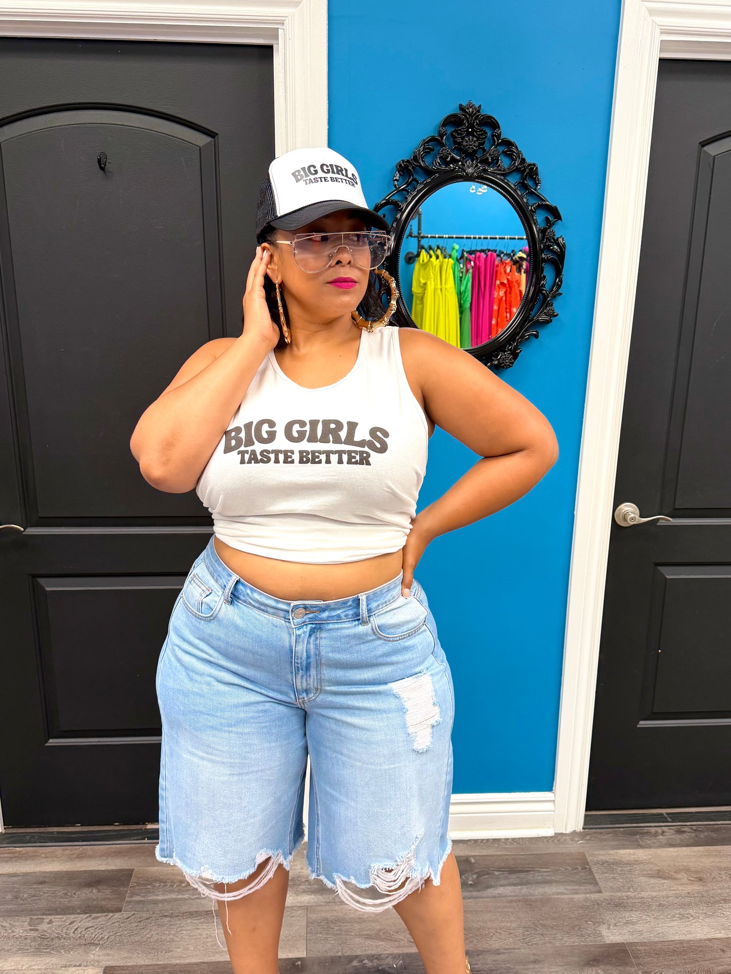 Black Big Girls Taste Better Tank