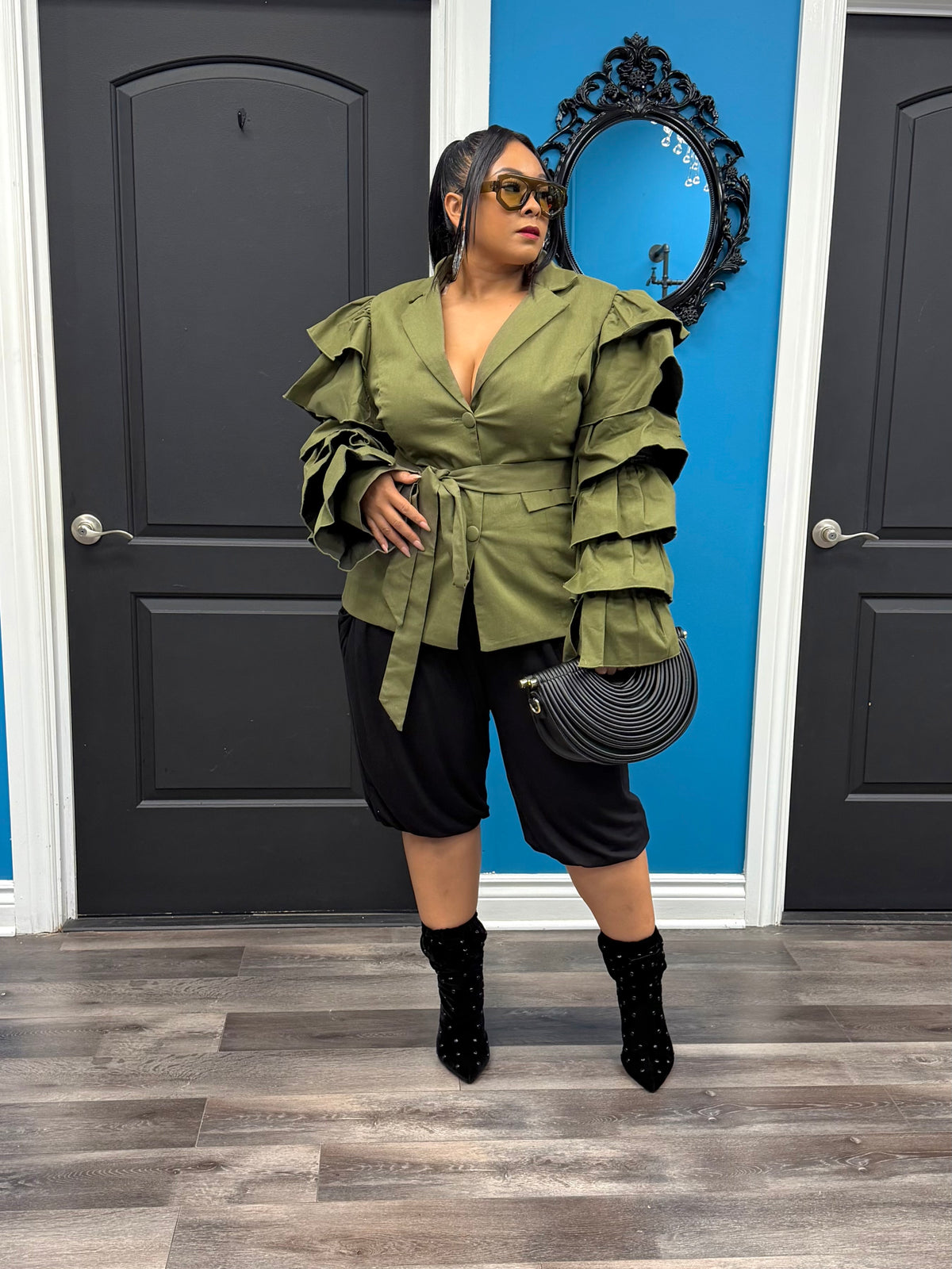 Olive Franchon Blazer