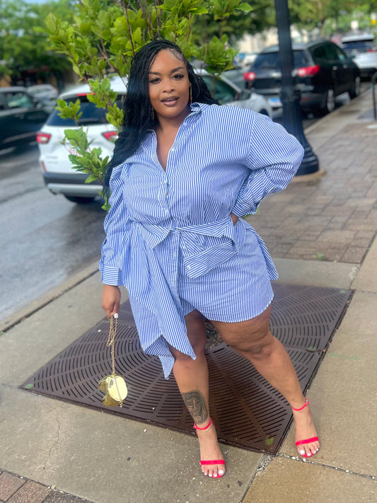 Sailor Shirt Dress