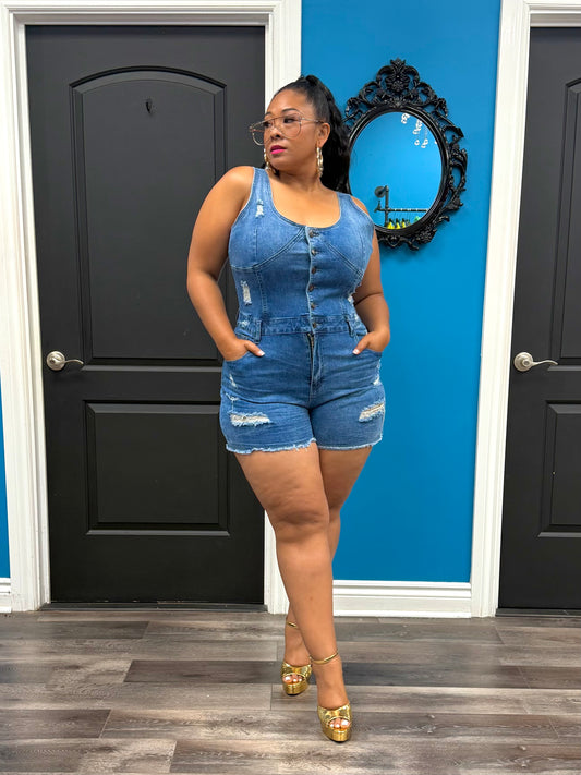 Koryn Denim Romper