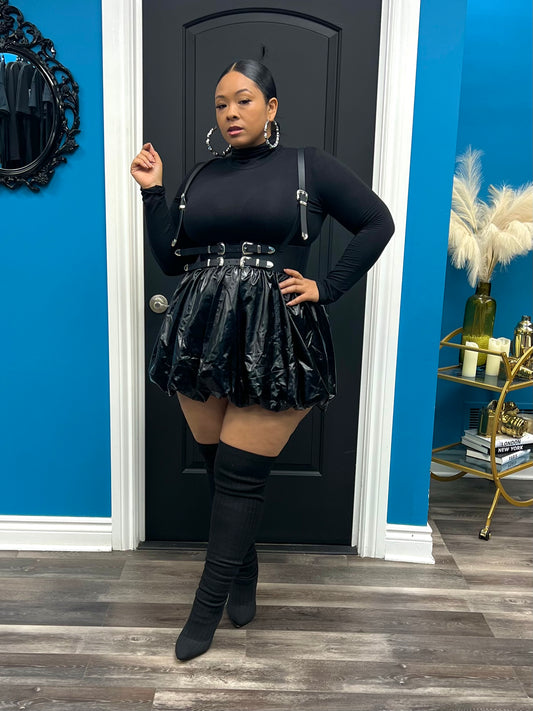 Black Missy Skater Skirt