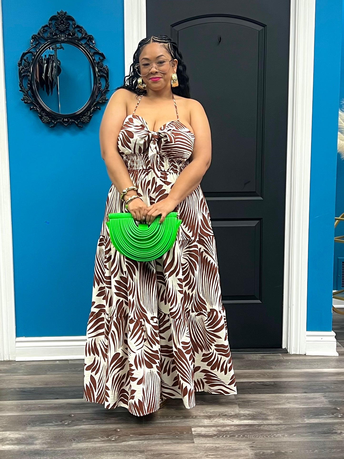 Brown Mecca Maxi Dress