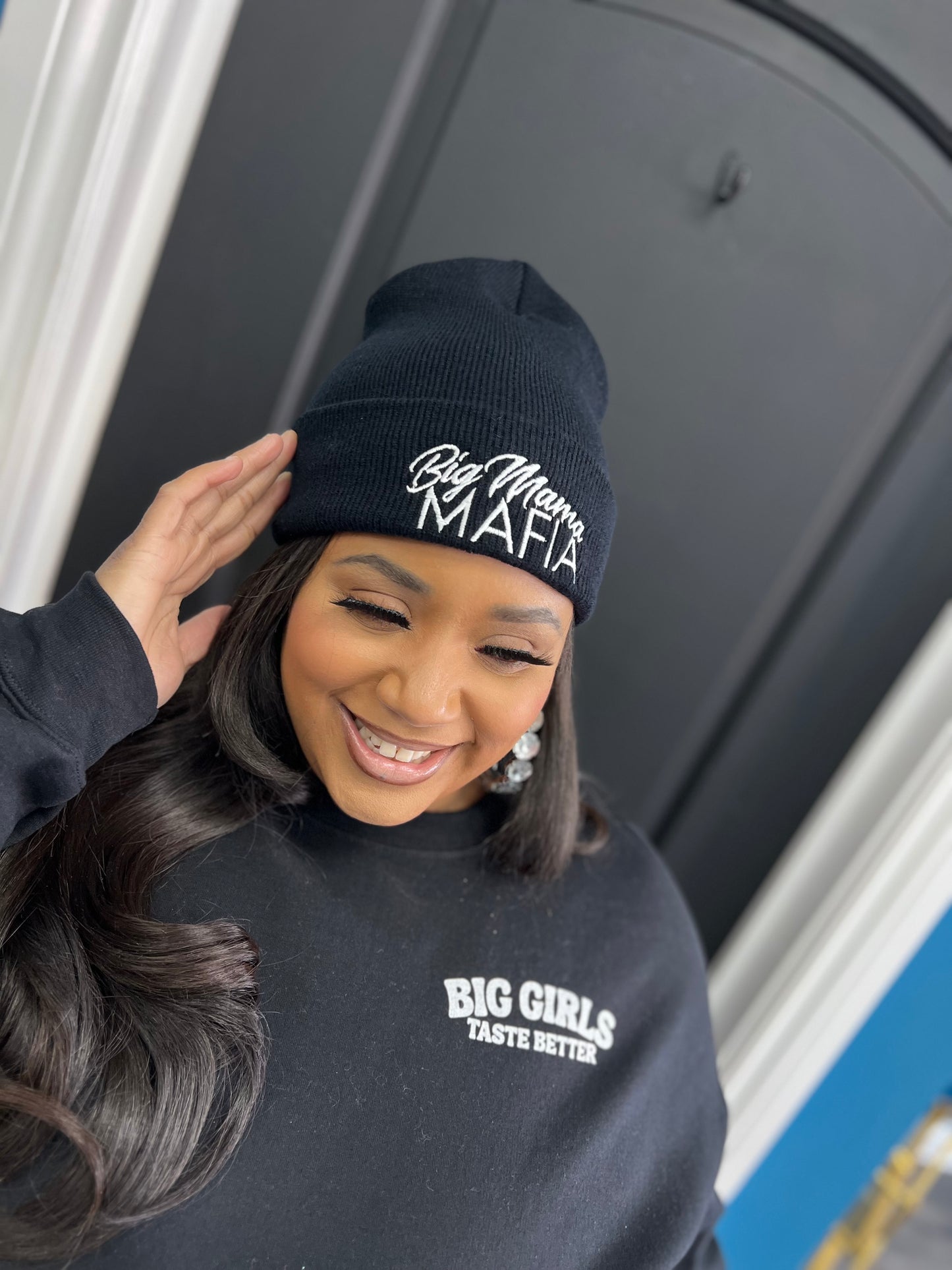 Big Mama Mafia Cuffed Beanie