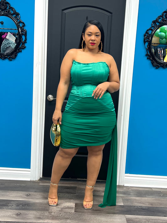 Green Keanna Dress