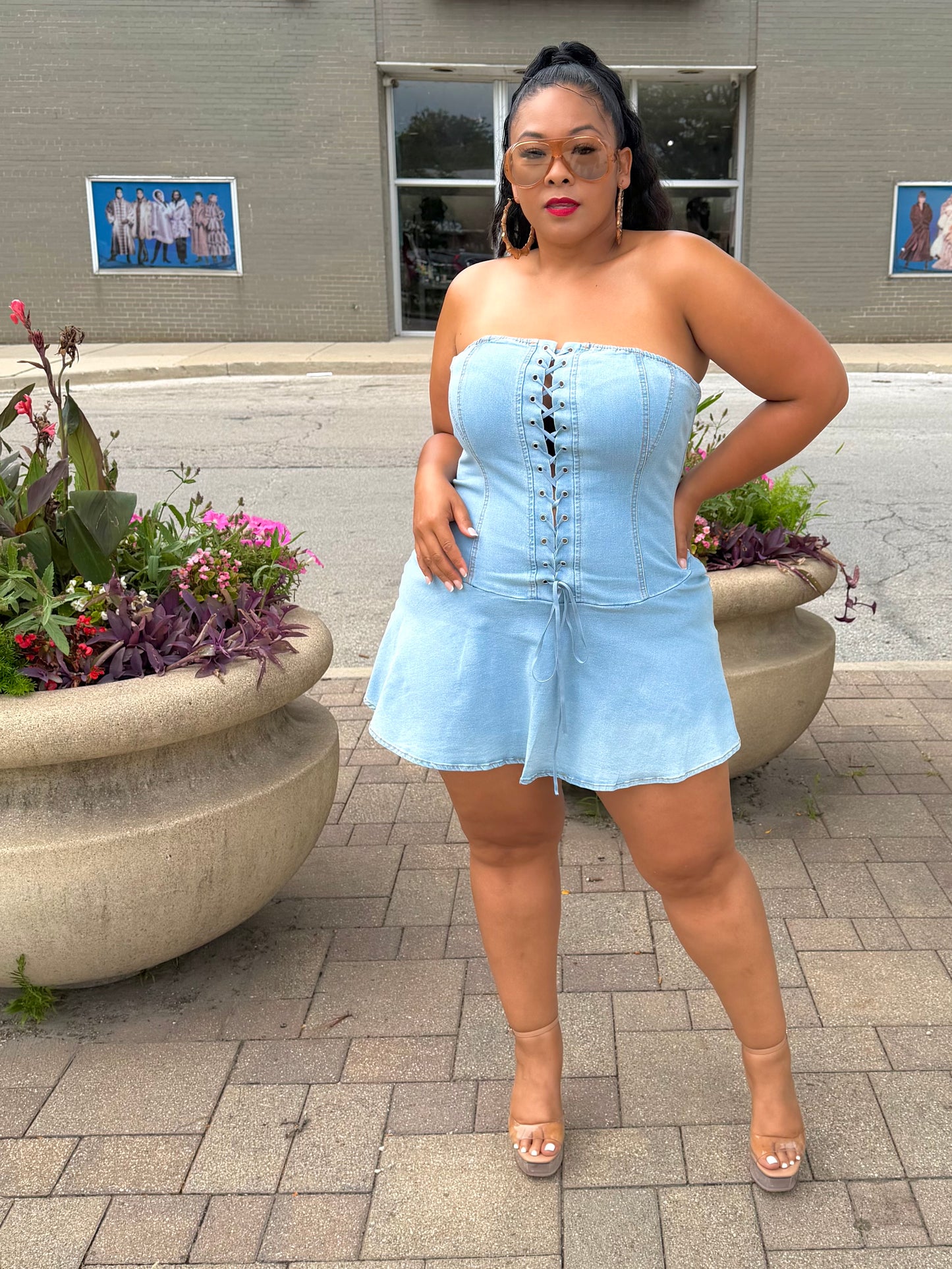 Blue FeFe Dress